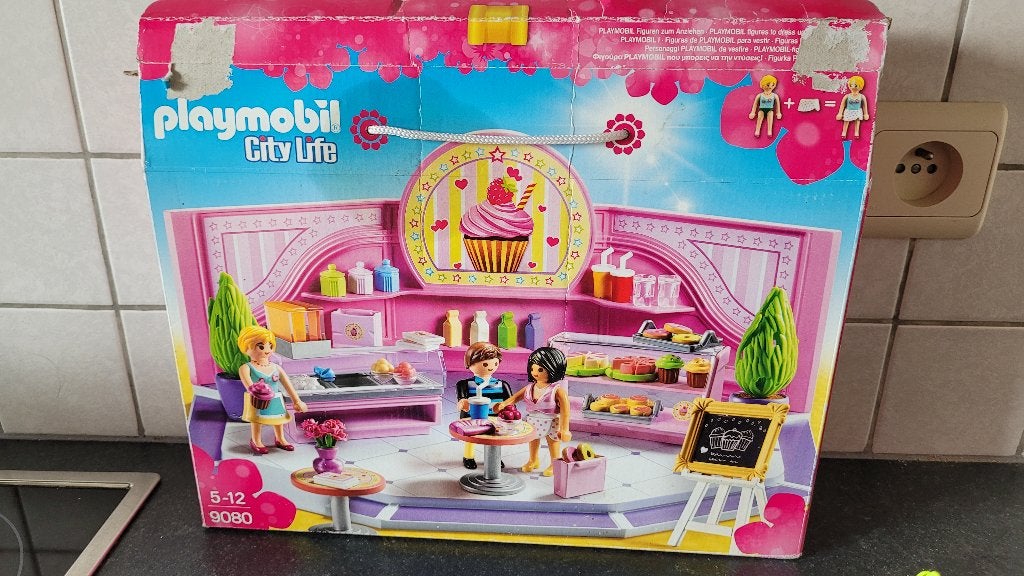 Playmobil 9080 City Cupcake cafe, Enlèvement ou Envoi, Utilisé, Ensemble complet