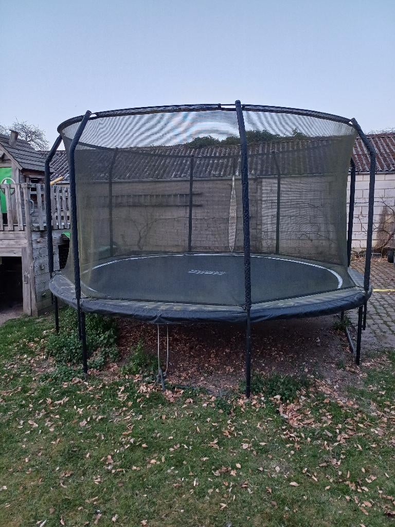 Salta trampoline, Ophalen, Gebruikt