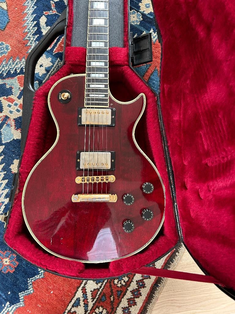 1980 Gibson Les Paul Custom Wine Red, Musique & Instruments, Enlèvement, Utilisé, Solid body, Gibson