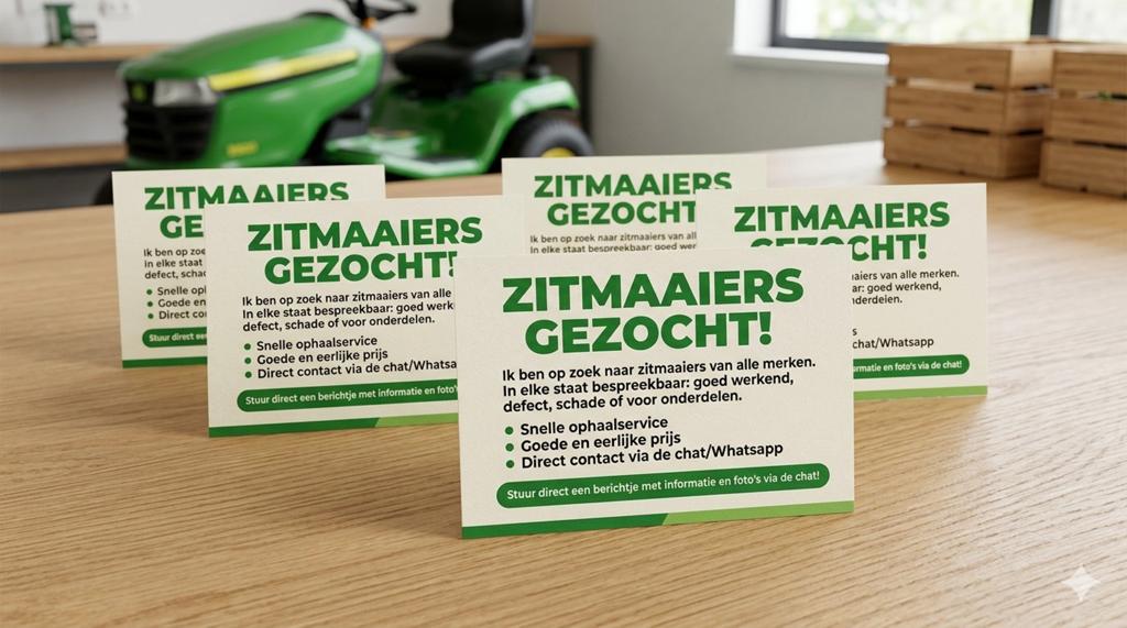 Zitmaaiers Gezocht, Ophalen