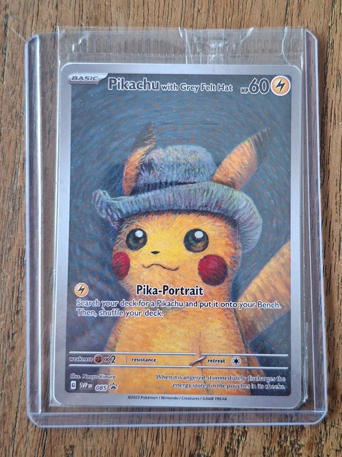 Pikachu With Grey Felt Hat #85 Promo., Ophalen of Verzenden