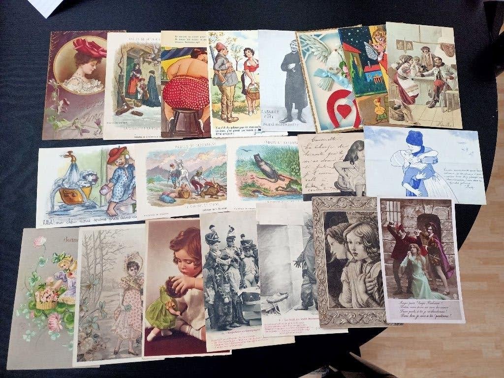450 oude fantasie, Collections, Cartes postales | Thème, Enlèvement ou Envoi