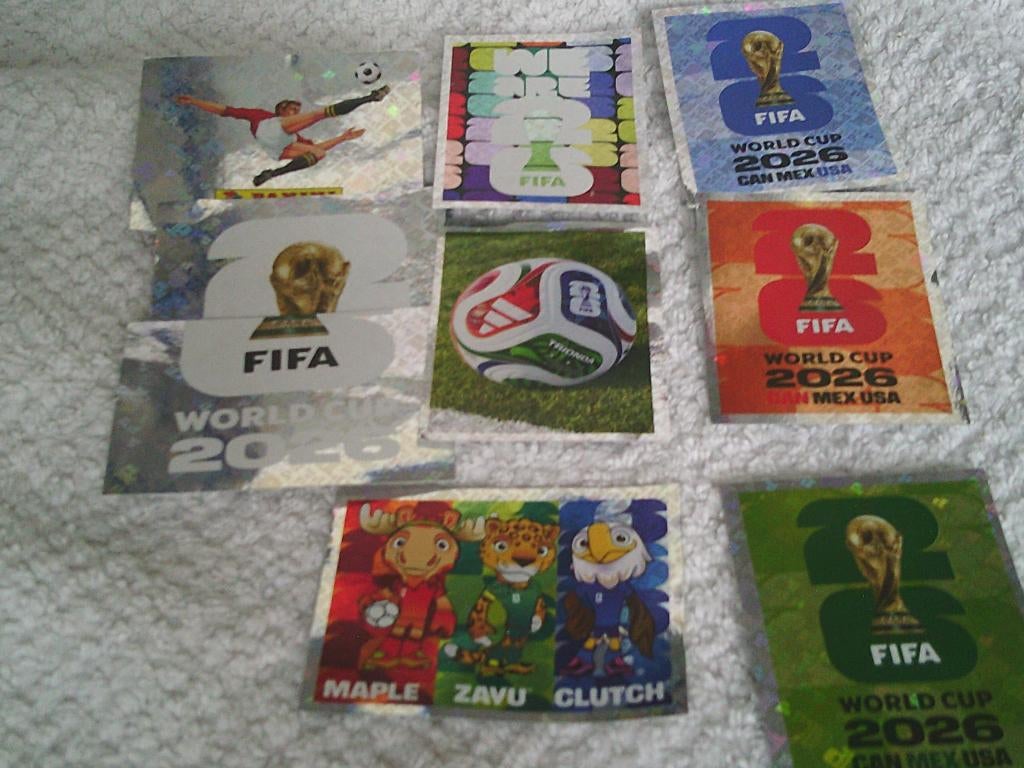 WK 2026  EERSTE 9   (FWC), Collections, Autocollants, Enlèvement ou Envoi, Neuf