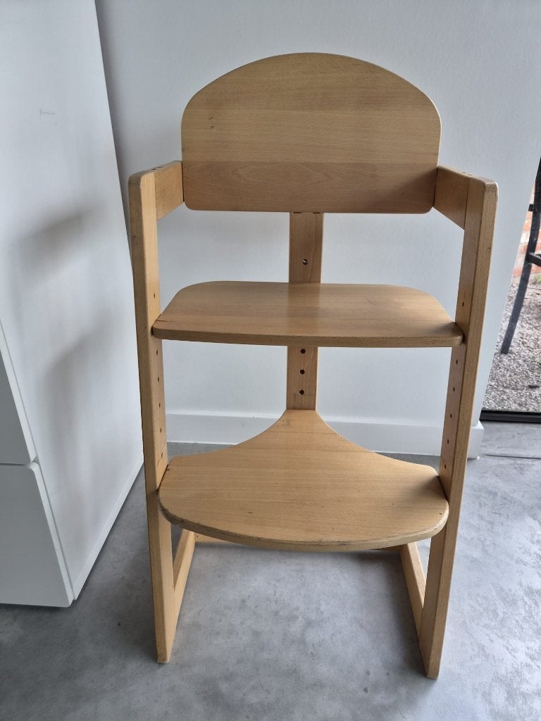 Kinderstoel hout, Ophalen