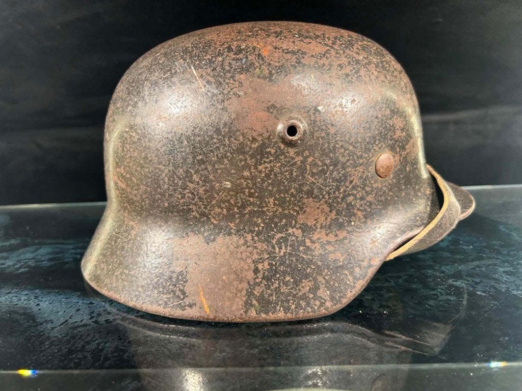 Casque allemand M40 Luftwaffe WW2, fabricant SE, taille 64, Enlèvement ou Envoi, Autres