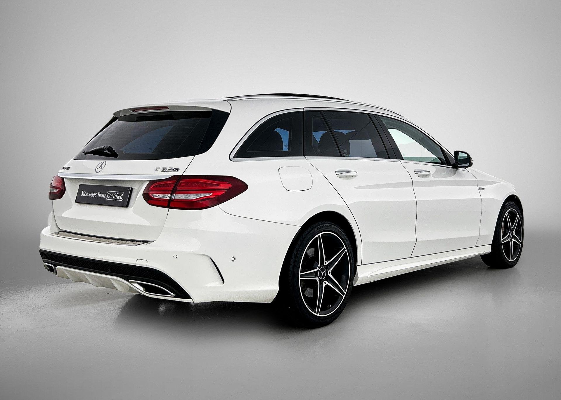 Mercedes-Benz C-Klasse 200 D Break AMG Line | Panoramisch Da, Auto's, Mercedes-Benz, Automatische klimaatregeling, 4 cilinders