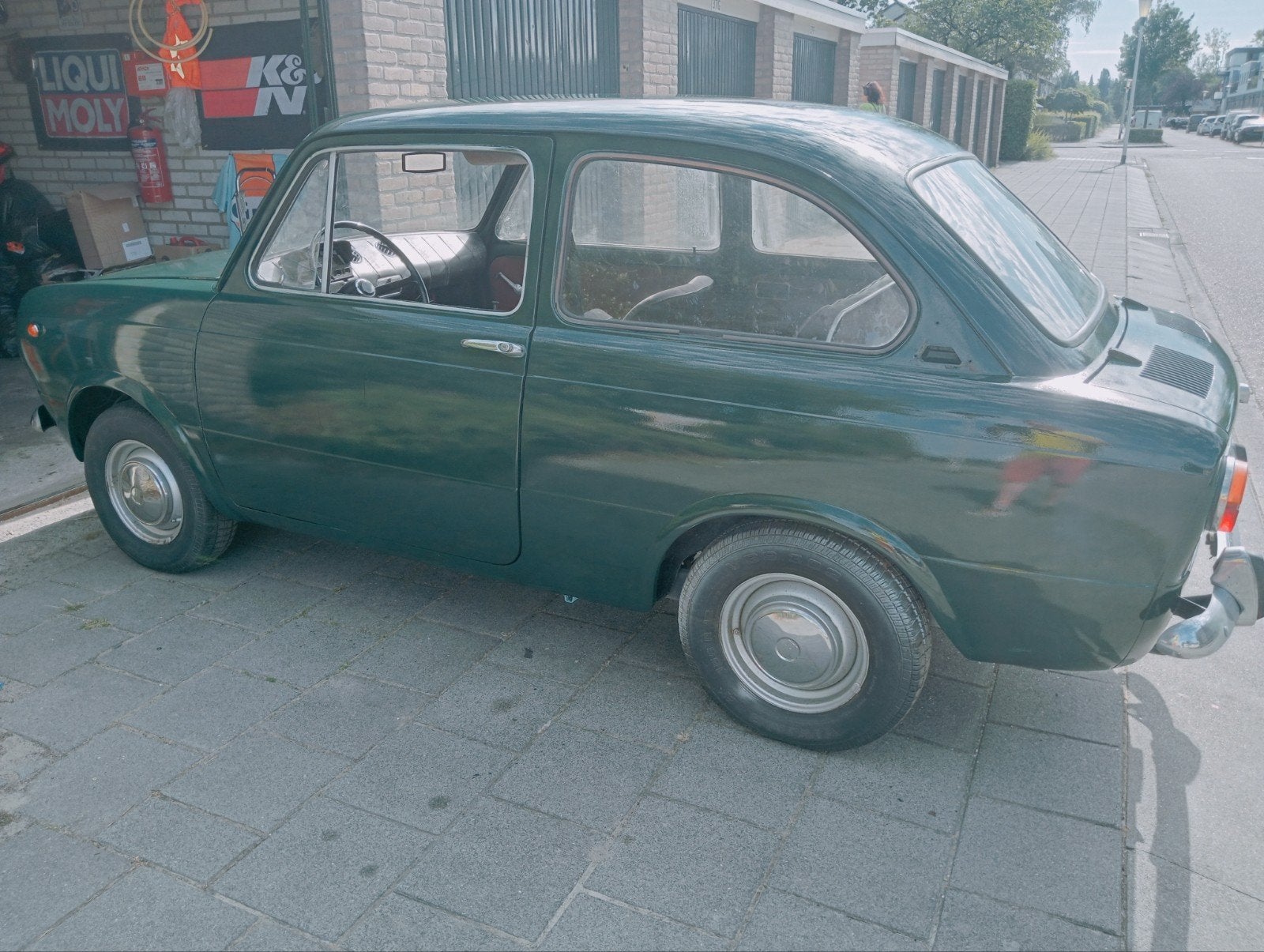 Fiat/Seat 850 project leuke auto 05-11-73, Auto's, Particulier, Groen, Te koop, Fiat