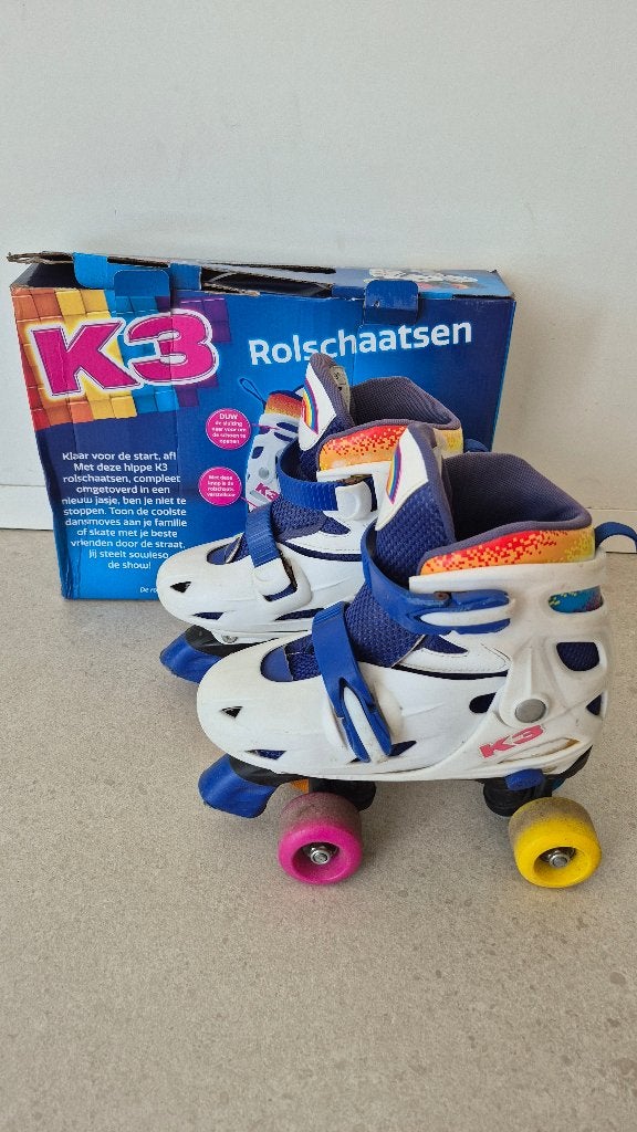 Rolschaatsen K3, Ophalen, Verstelbaar, Gebruikt, Kinderen