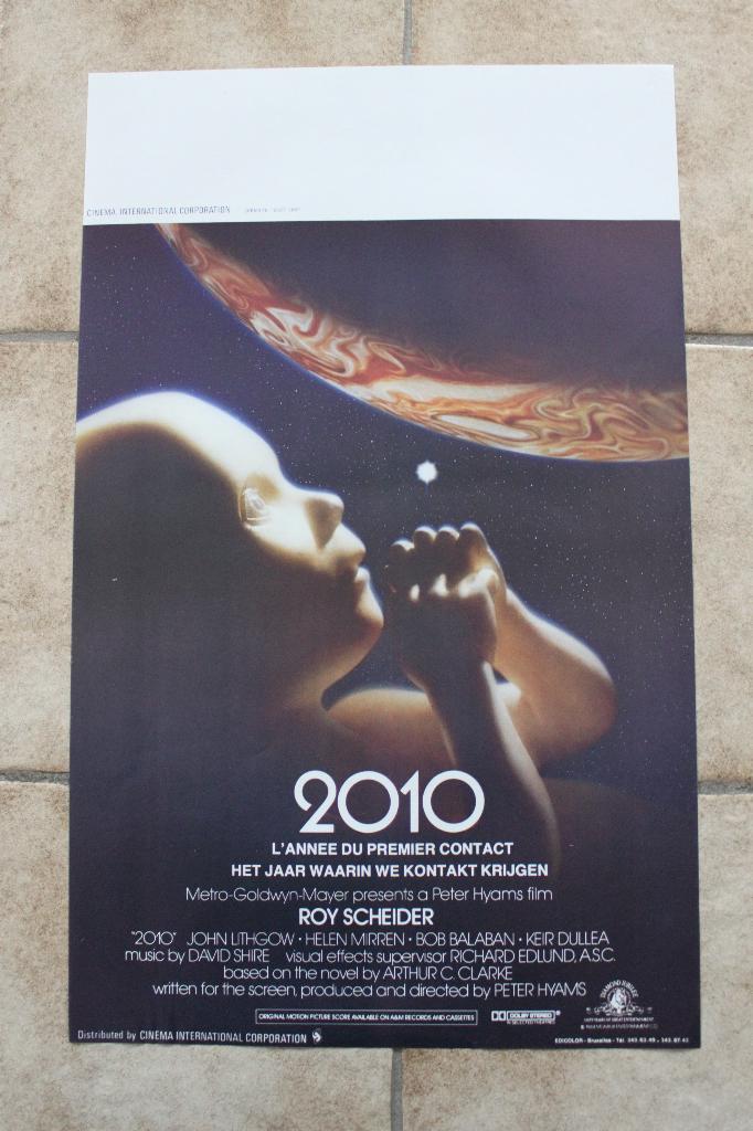 filmaffiche 2010 Roy Scheider filmposter, Verzamelen, Rechthoekig Staand, Ophalen of Verzenden, Zo goed als nieuw, A1 t/m A3