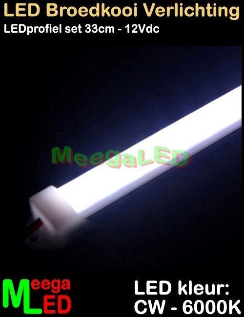 LED profiel TC420 SET 15x 33cm Broedkooi Kweekkooi, Ophalen of Verzenden, Nieuw, Aluminium, Broedkooi of Kweekkooi