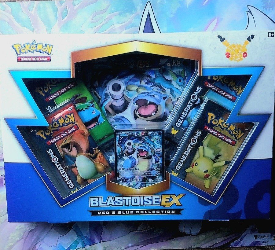 GENERATIONS 20TH ANNIVERSARY BLASTOISE RED&BLUE COLLECTION, Ophalen of Verzenden, Zo goed als nieuw, Overige typen, Foil
