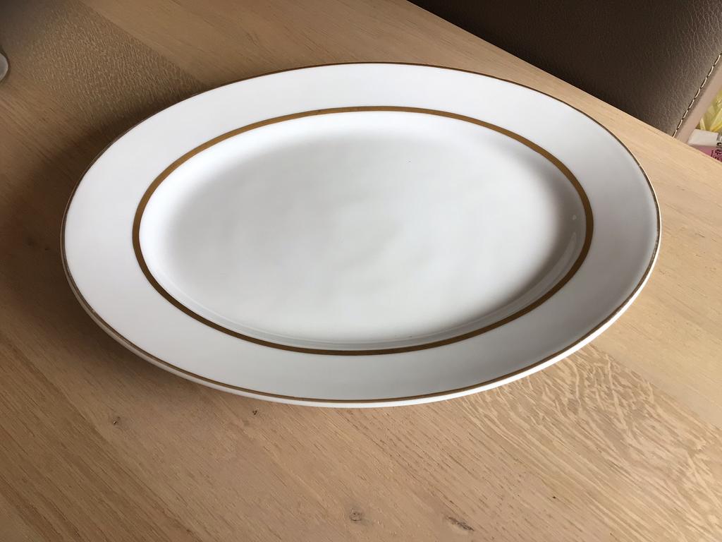 Bol ovale, Cérabel, porcelaine de Baudour, Enlèvement ou Envoi, Utilisé, Porcelaine, Assiette ou Plat