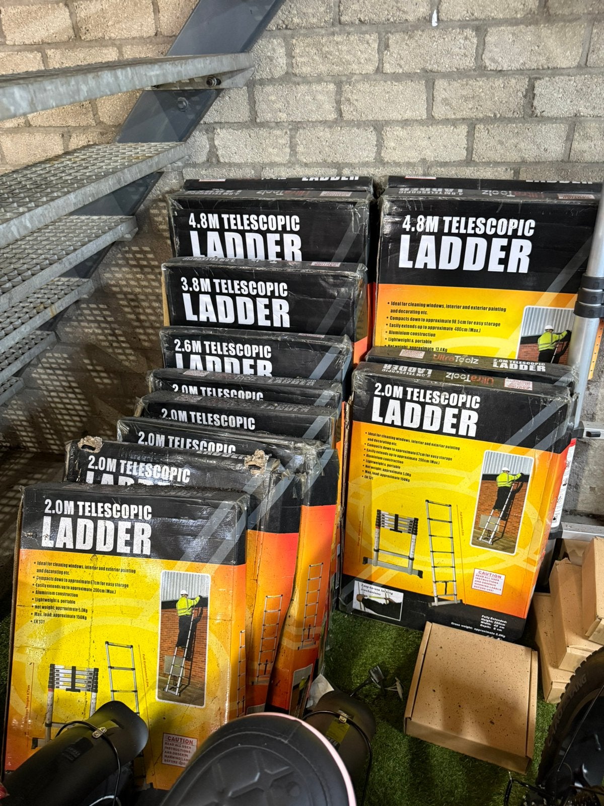 Telescoop ladder in diverse maten zeer scherp geprijsd, Doe-het-zelf en Bouw, Nieuw, Ophalen of Verzenden, Ladder, Opvouwbaar of Inschuifbaar