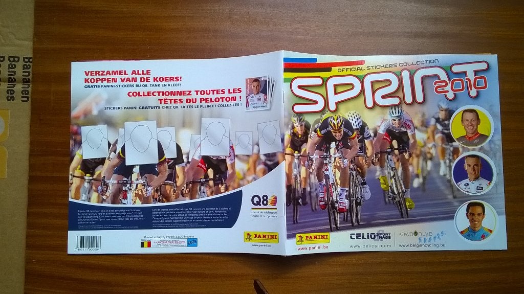 ALBUM VIDE PANINI SPRINT 2010, Enlèvement ou Envoi, Comme neuf