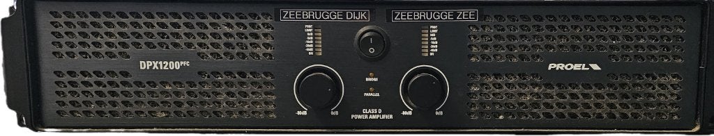Audioversterker Proel DPX1200 PFC, TV, Hi-fi & Vidéo, Autres marques, Enlèvement, 120 watts ou plus, Stéréo