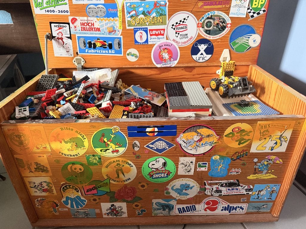 Grand lot de LEGO et LEGO Technic vintage (années 80/90), Overige thema's, Lego, Enlèvement, Utilisé