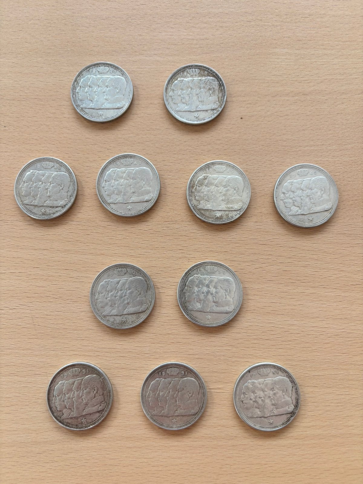 Pièces d'argent belges, Timbres & Monnaies, Enlèvement ou Envoi, Argent, Belgique, Autres valeurs