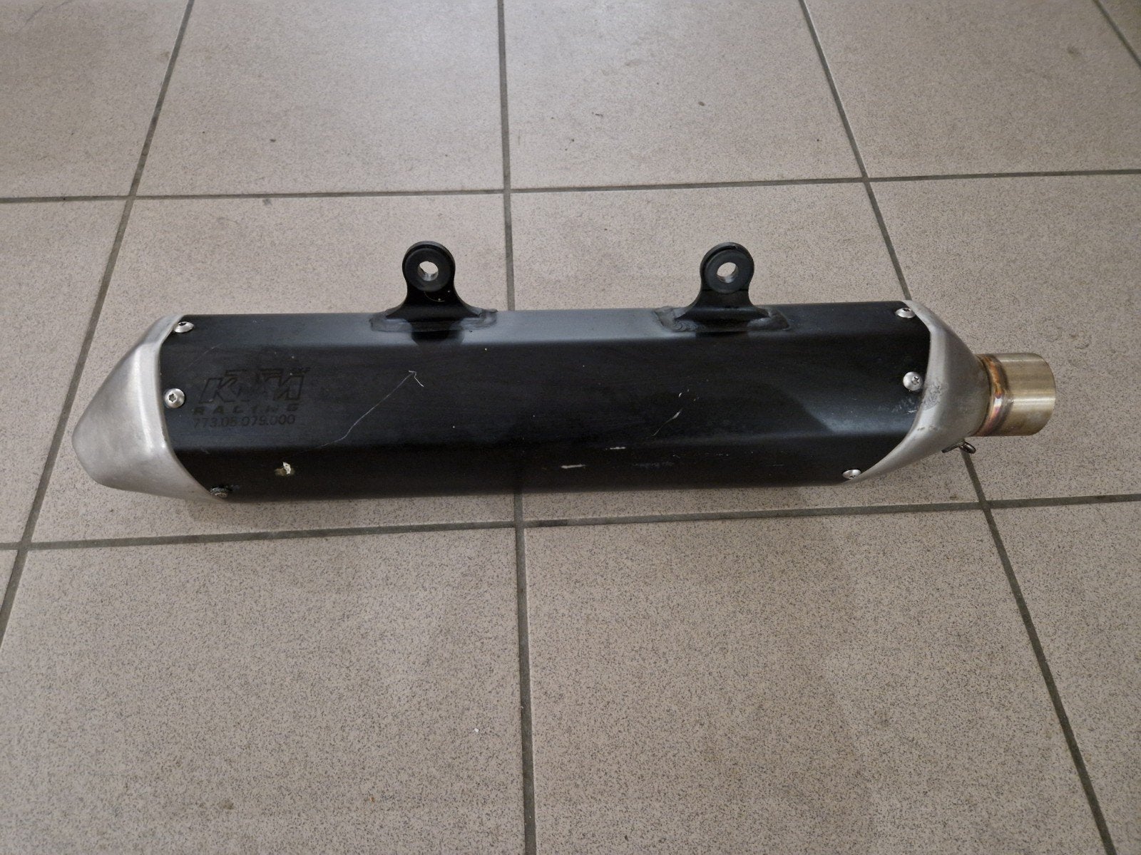 Ktm uitlaatdemper 450/505 sx-f 2007-2010, Motoren, Ophalen of Verzenden, Gebruikt