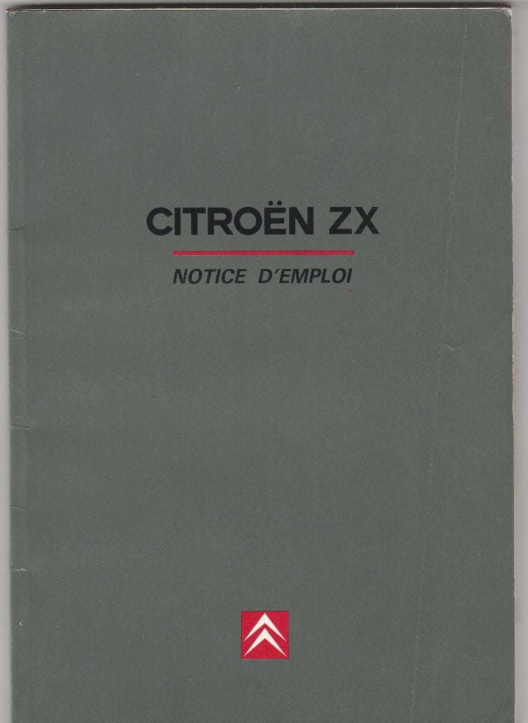 Citroën ZX , notice d' utilisation, Autos : Divers, Modes d'emploi & Notices d'utilisation, Envoi