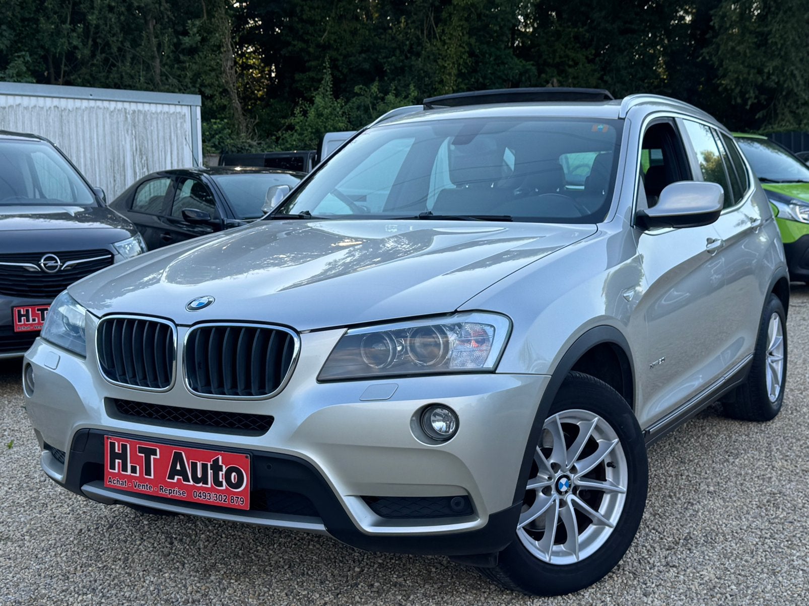 BMW X3 2.0i xDrive 20/Etat neuf/Euro6b/Gps/Xenon, Autos, Cuir, Argent ou Gris, Entreprise, Boîte manuelle