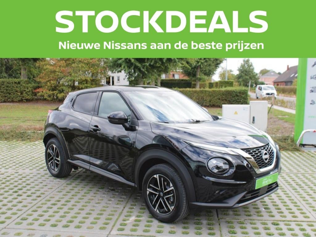 Nissan Juke DIG-T N-Connecta, Auto's, Stof, 1257 kg, Zwart, Bedrijf