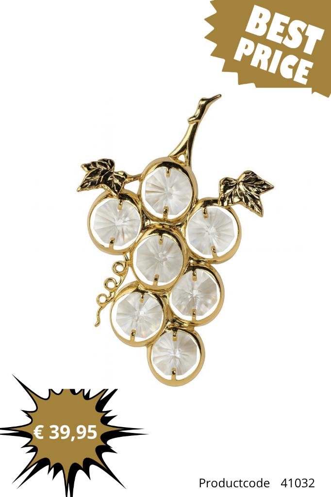 Vergulde Kristallen Beeldjes – Luxe Cadeau  Vanaf €26,95!, Huis en Inrichting, Overige materialen, Verzenden, Nieuw, Goud