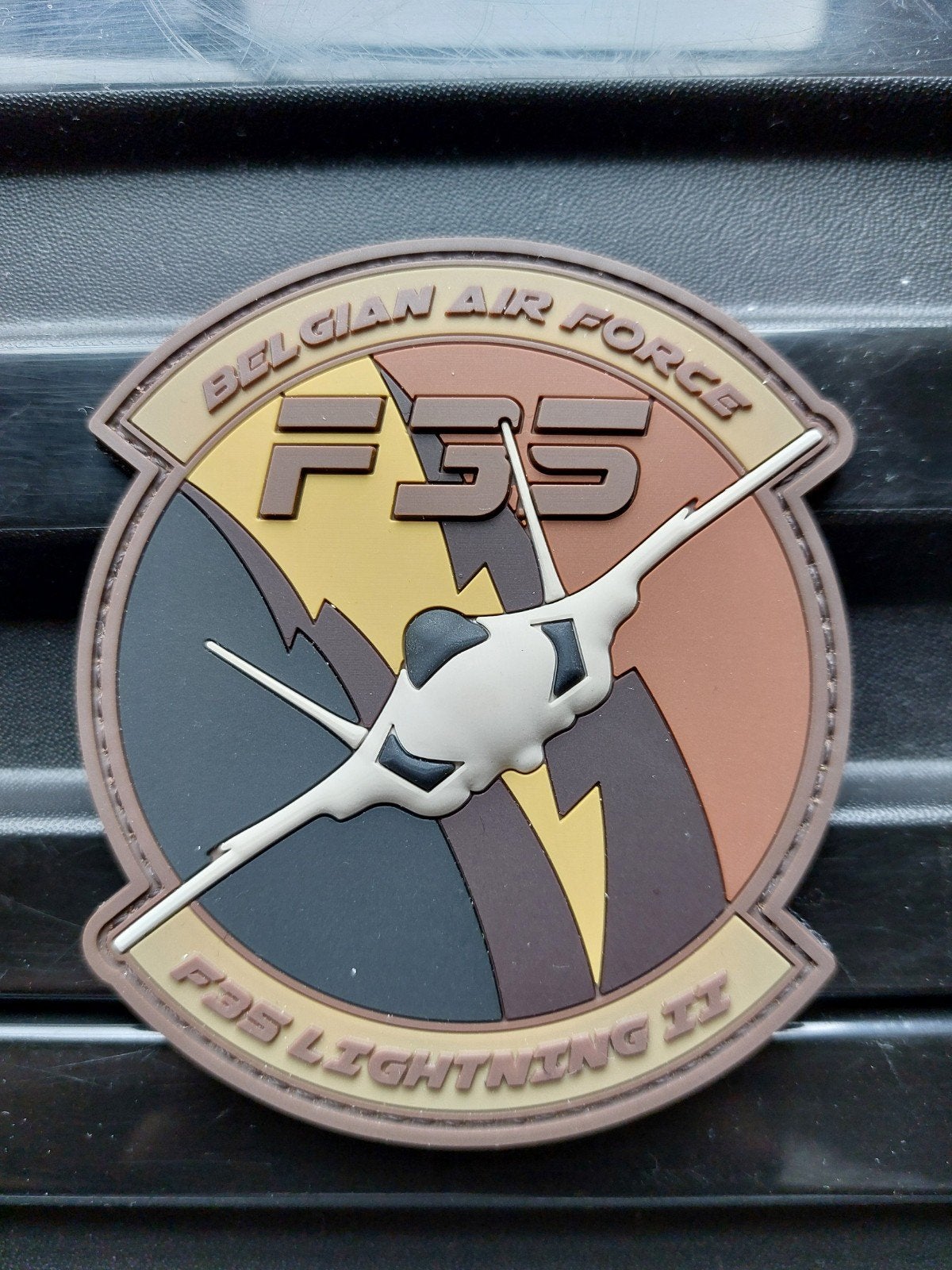 Patch Belgian Air Force F-35, Verzamelen, Militaria | Algemeen, Verzenden, Luchtmacht, Embleem of Badge