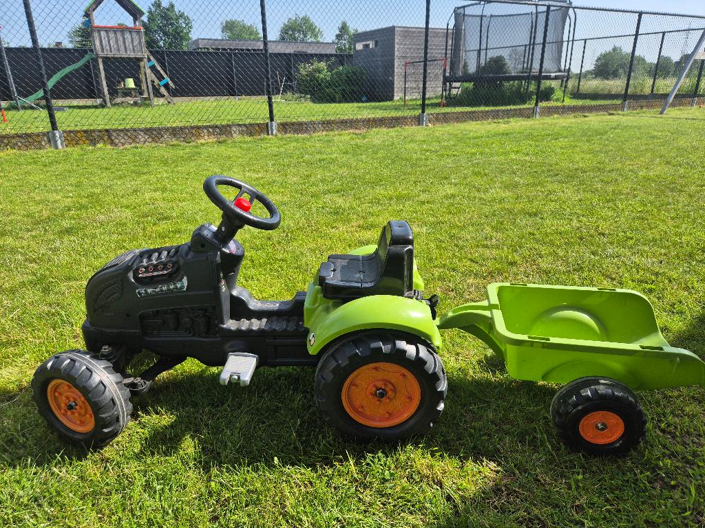 Kinder tractor, Ophalen, Gebruikt
