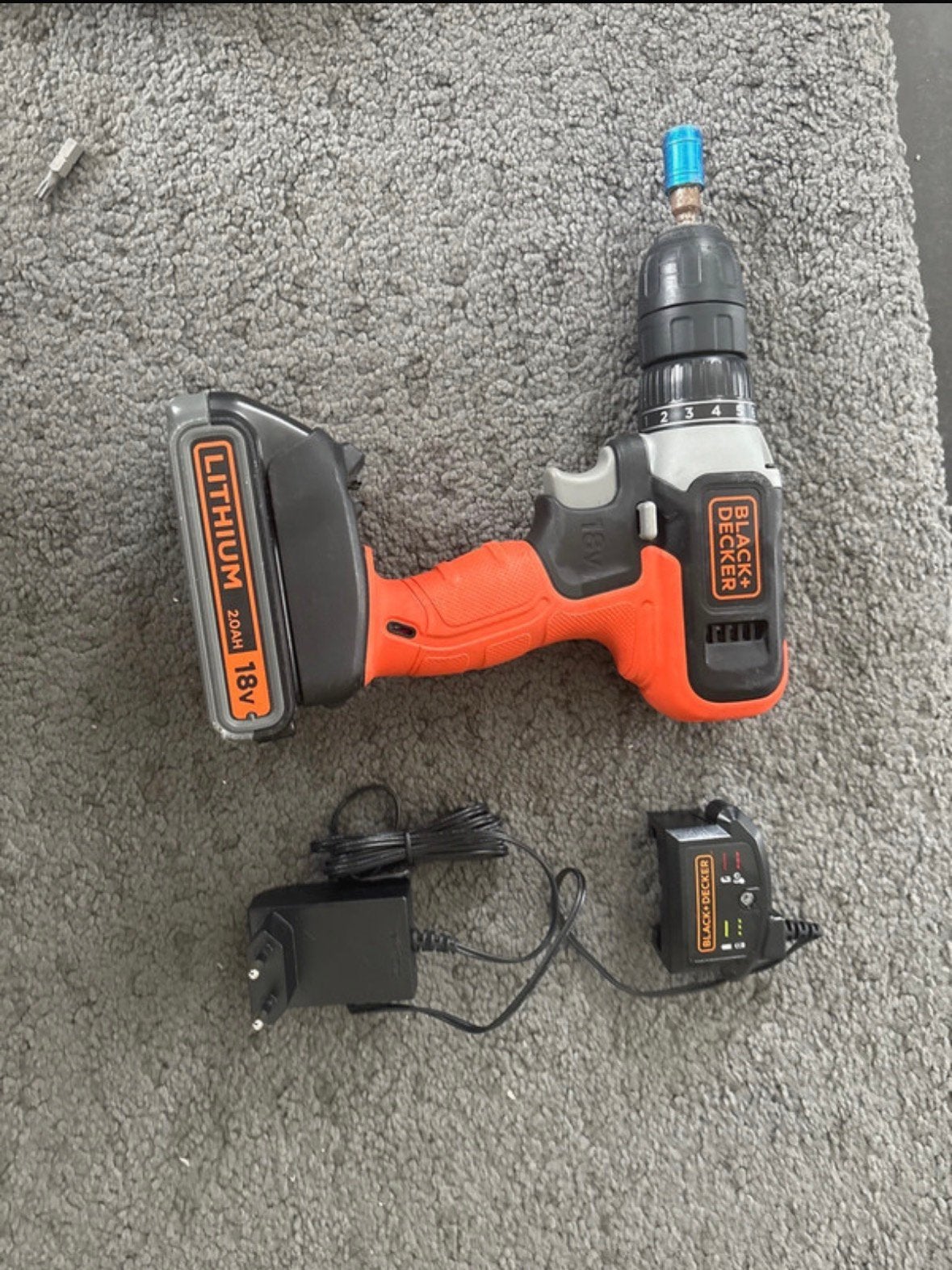 Black en decker boormachine, Ophalen, Zo goed als nieuw, Boormachine