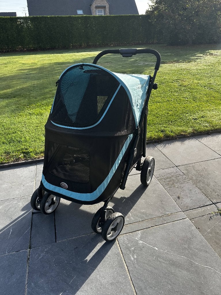 InnoPet Mamut hondenbuggy grote hond tot 50 kg – Ocean Blue, Dieren en Toebehoren, Ophalen, Zo goed als nieuw