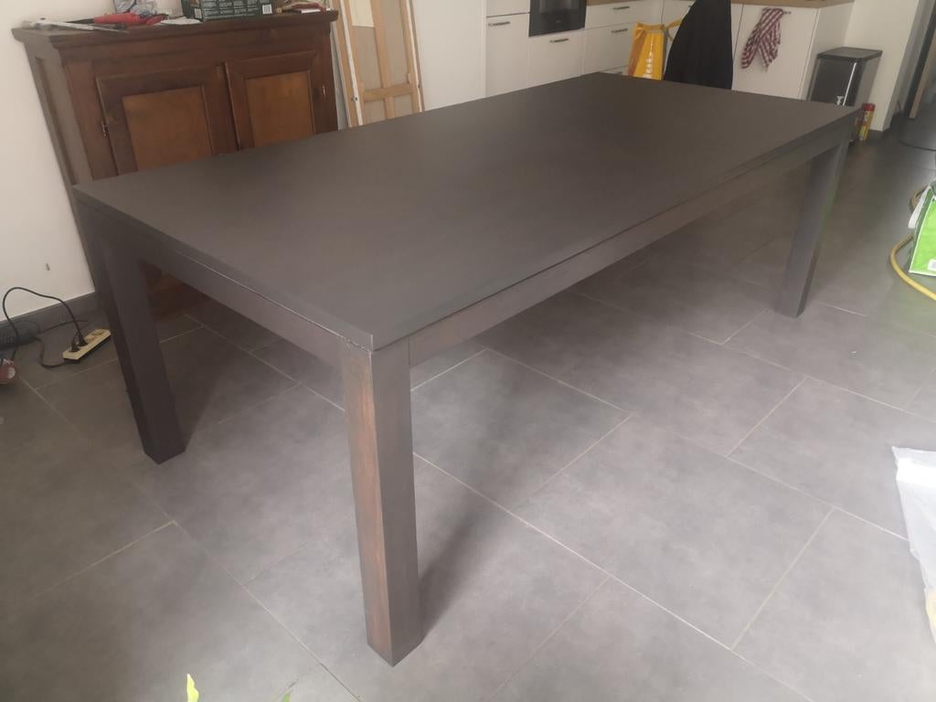 À saisir table sàm bois exo 220x107cm, Maison & Meubles, Tables | Tables à manger, Enlèvement