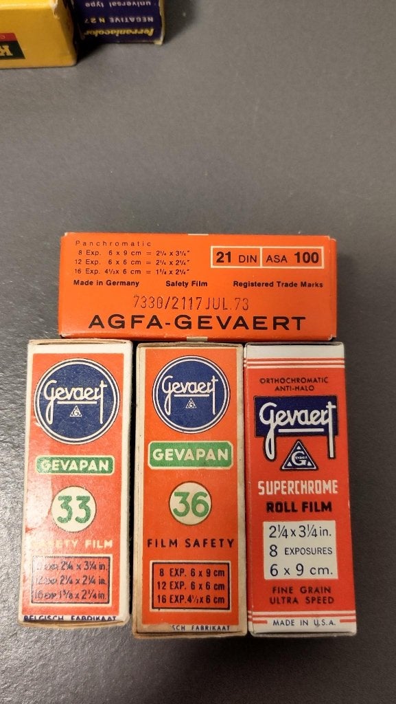 8 filmrolletjes 120 formaat 6 x 9 cm, Audio, Tv en Foto, Ophalen of Verzenden, Nieuw, Kodak