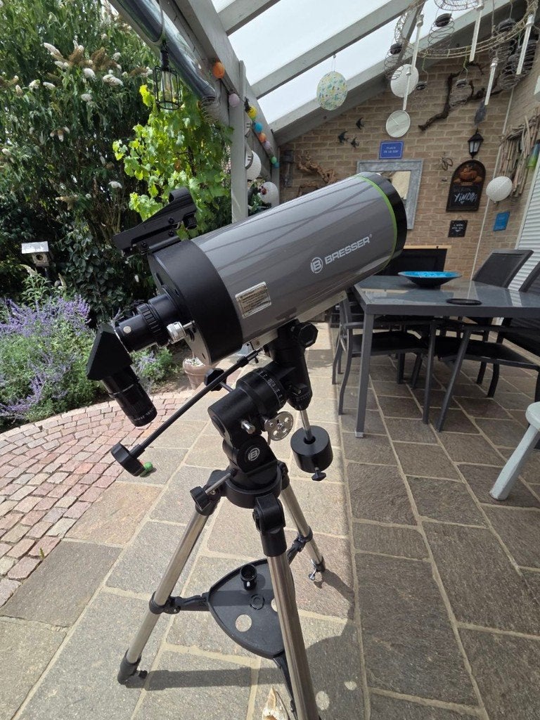 Telescoop Bresser SpaceExplorer MC127/1900EQ, Ophalen, 200 mm of meer, Met statief, Spiegeltelescoop (reflector)