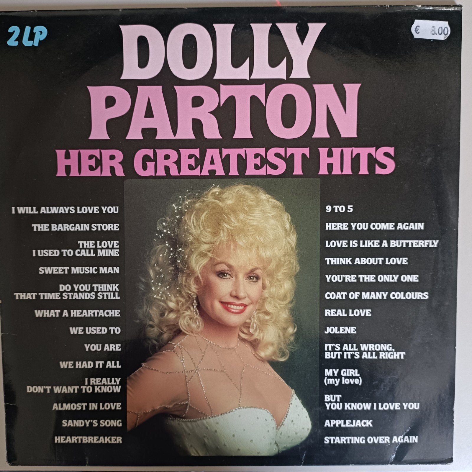 Lp Dolly Parton - Her Greatest Hits, Cd's en Dvd's, Vinyl | Country en Western, Ophalen of Verzenden, LP