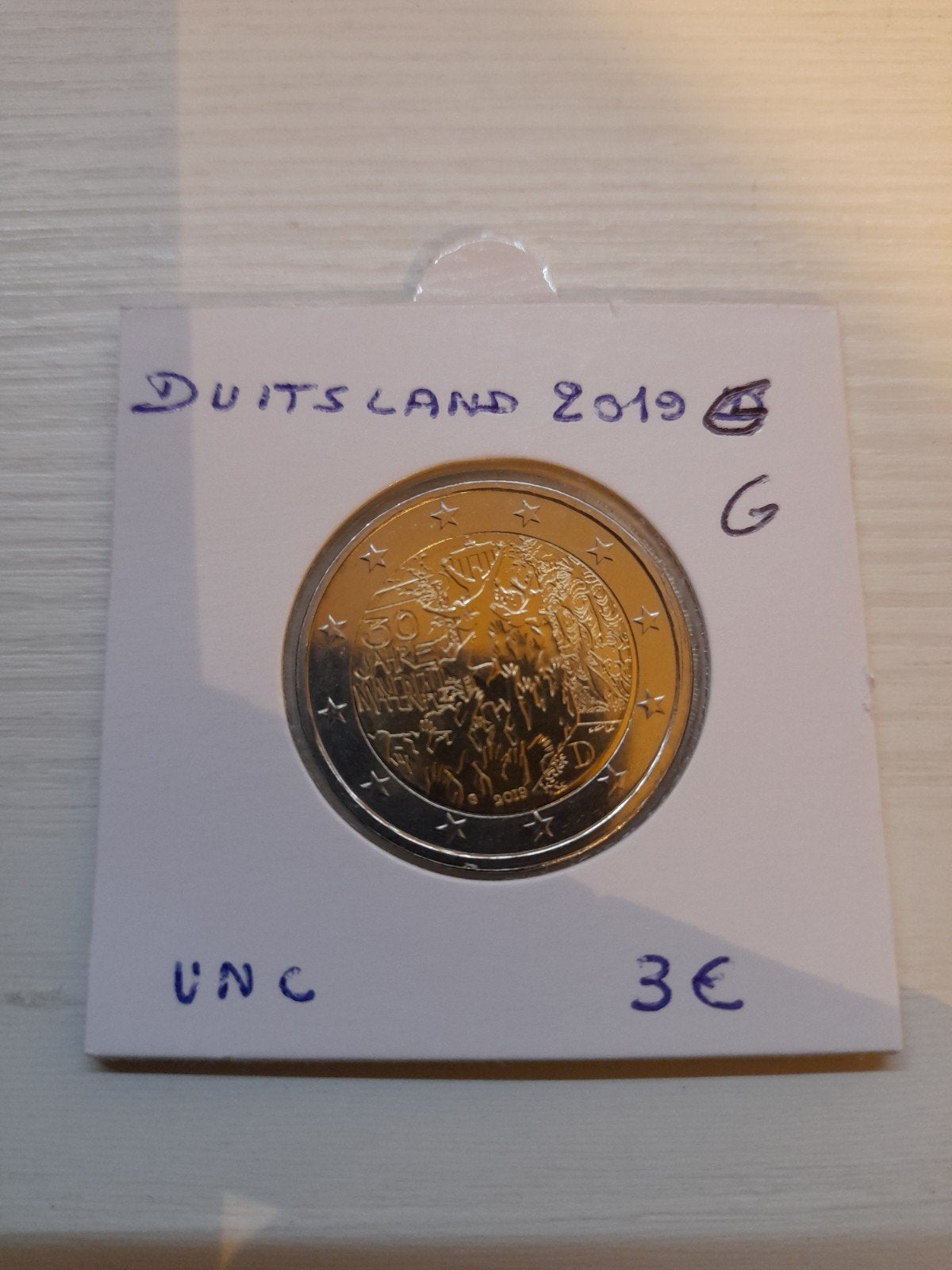 2 euro herdenkingsmunt  Duitsland  2019 letter G, Ophalen of Verzenden, Duitsland, 2 euro