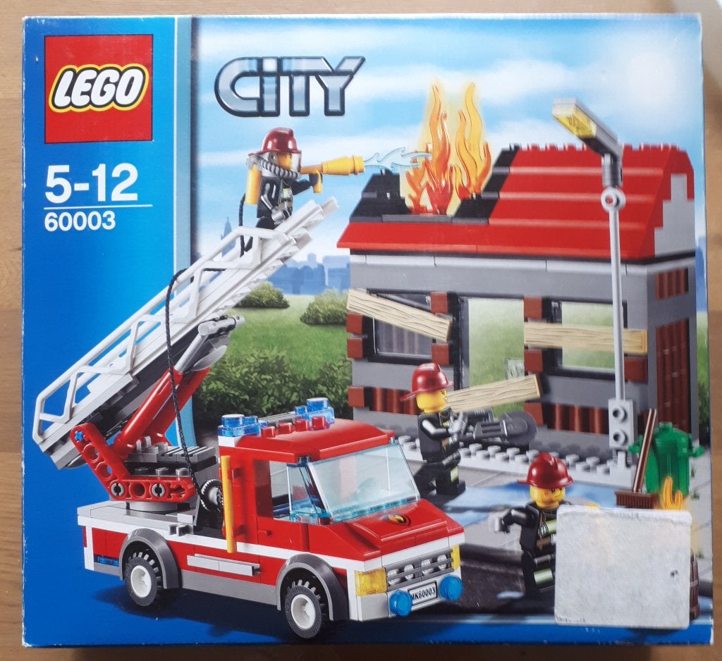 Boîte orig. LEGO 60003:Fire Brigade, pleine non utilisée, Neuf, Enlèvement ou Envoi, Lego, Ensemble complet