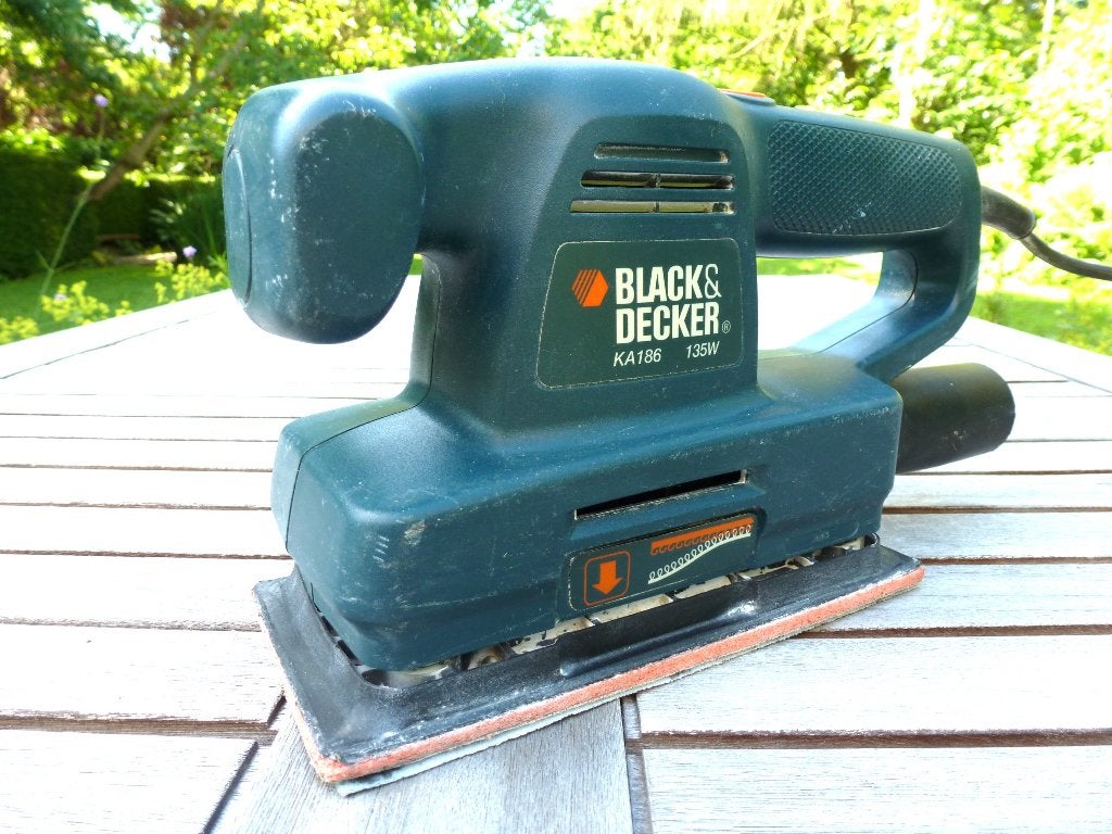 Vlakschuurmachine Black & Decker, Bricolage & Construction, Outillage | Ponceuses, Enlèvement, Utilisé, Ponceuse orbitale