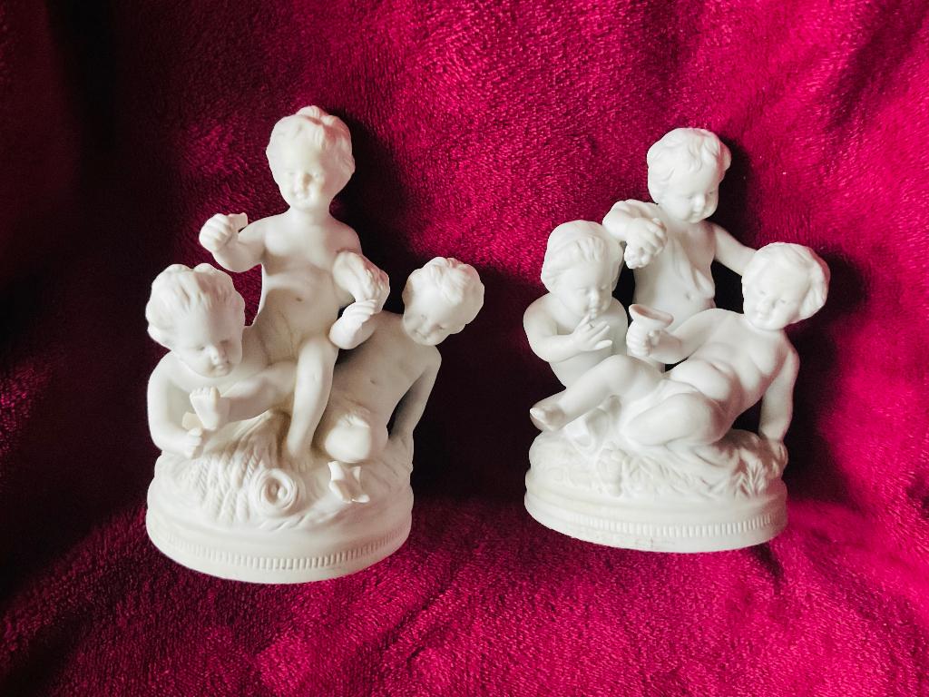 Paire de biscuit de porcelaine, Antiquités & Art, Enlèvement