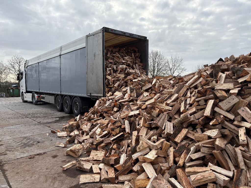 Brandhout in bulk leverbaar | Eik, beuk en es, 6 m³ of meer, Verzenden, Eikenhout, Blokken