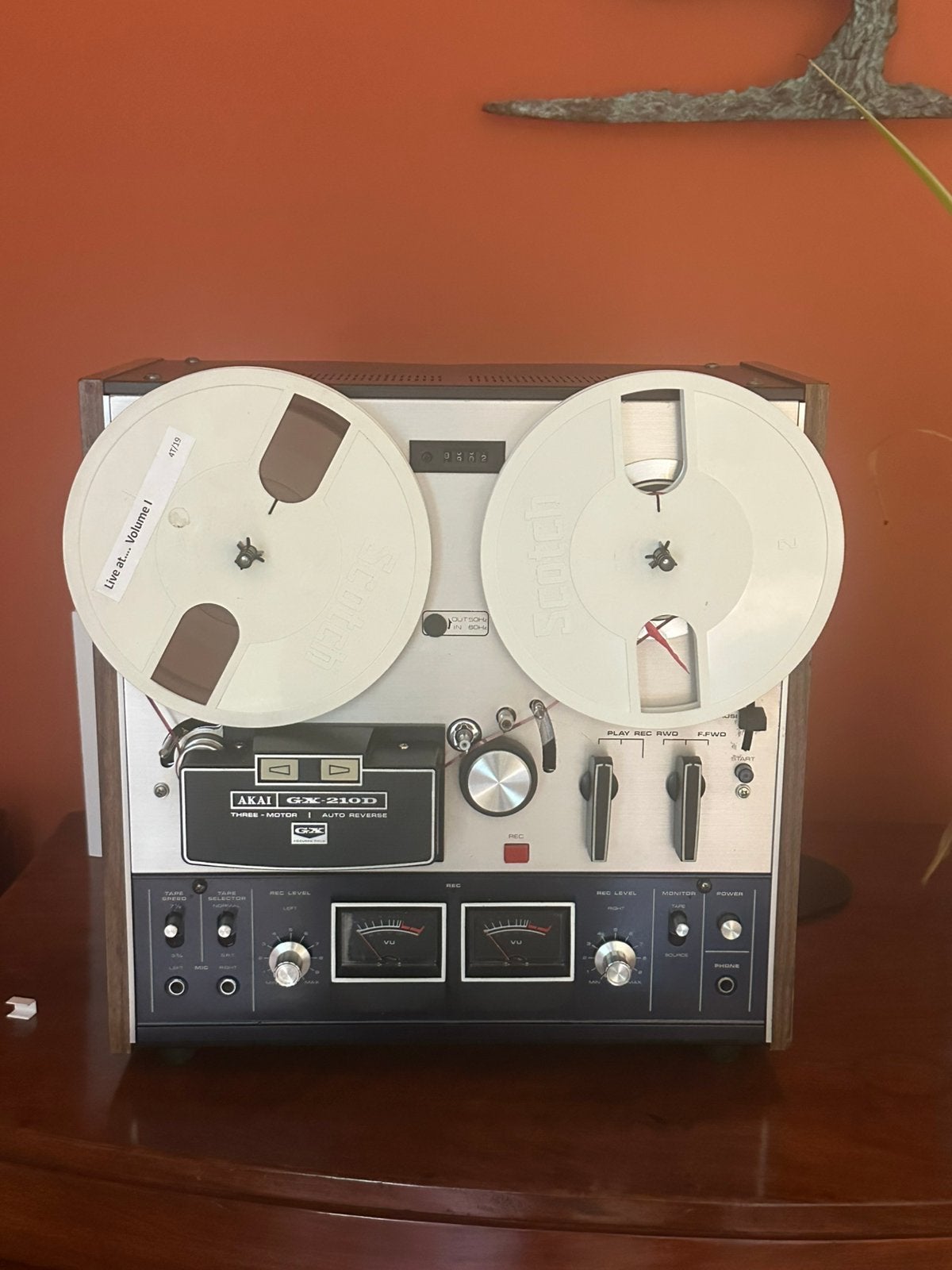 Taierecordere AKAI GX210D autoreverse, Audio, Tv en Foto, Bandrecorder, Ophalen