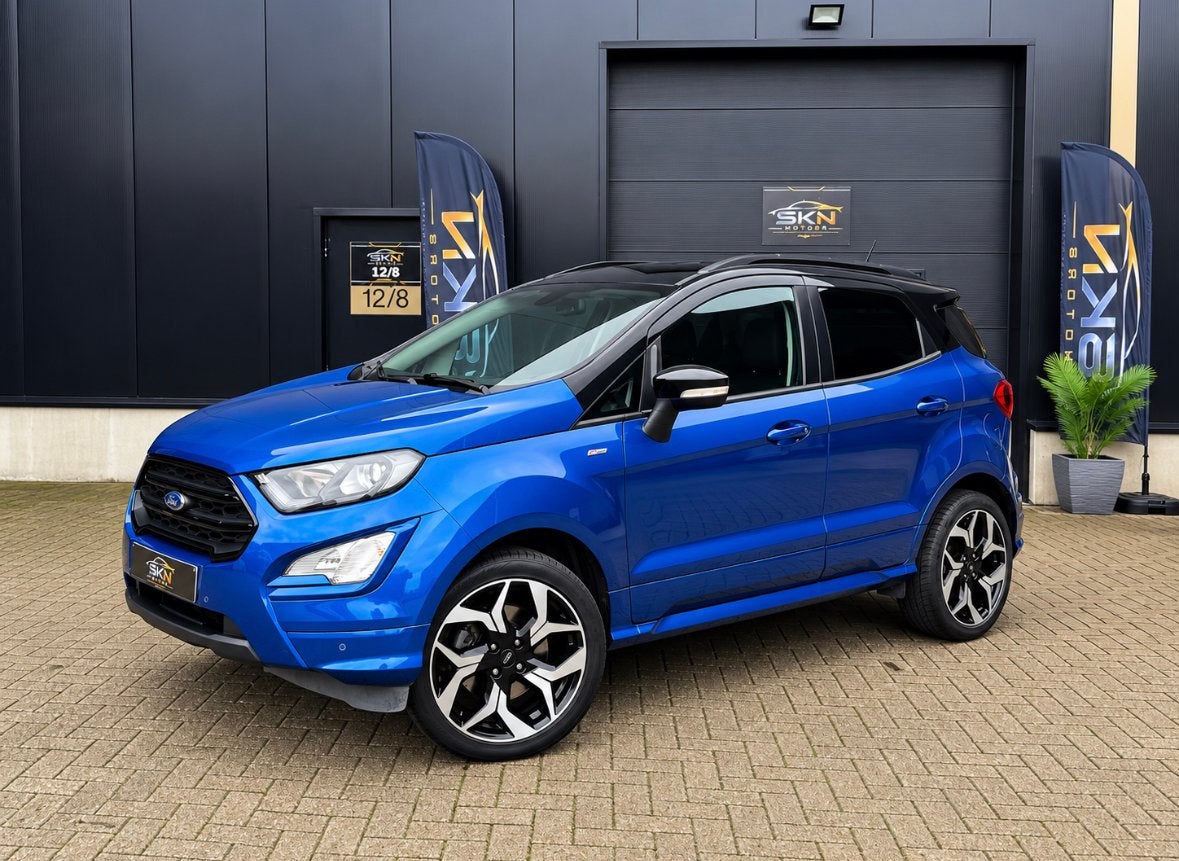 FORD ECOSPORT ST-LINE 1.0 ECOBOOST 140 PK, Auto's, Euro 6, Ecosport, Blauw, Bedrijf