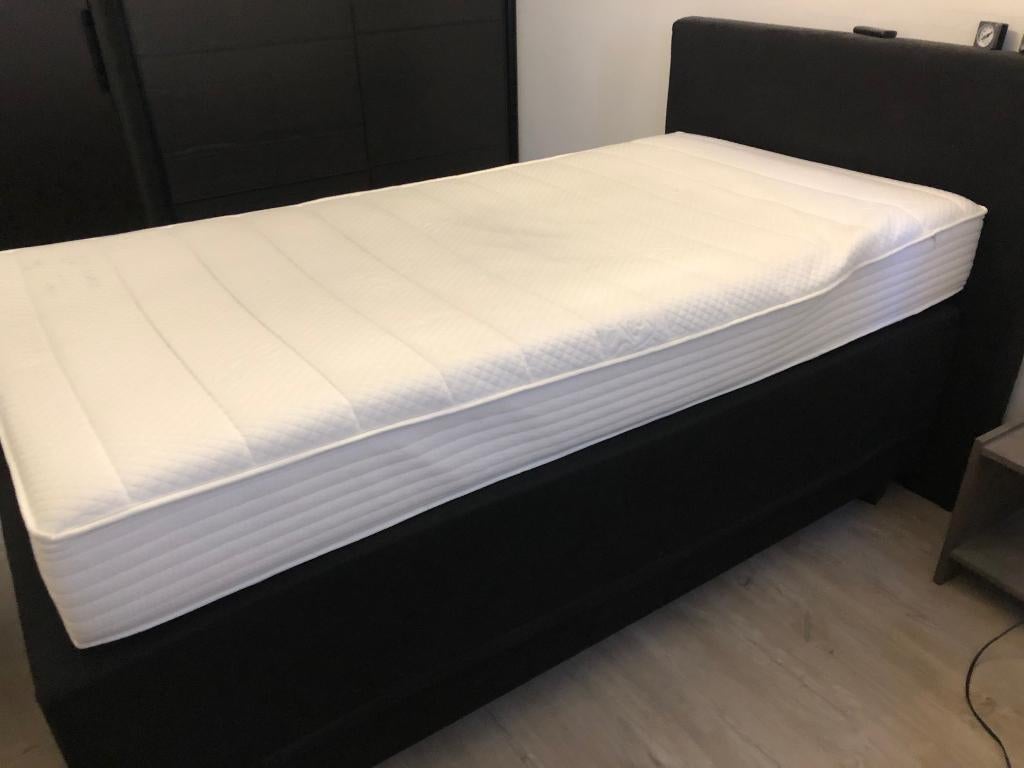 boxspring, Huis en Inrichting, Slaapkamer | Boxsprings, Ophalen, Eenpersoons, 200 cm, 100 cm