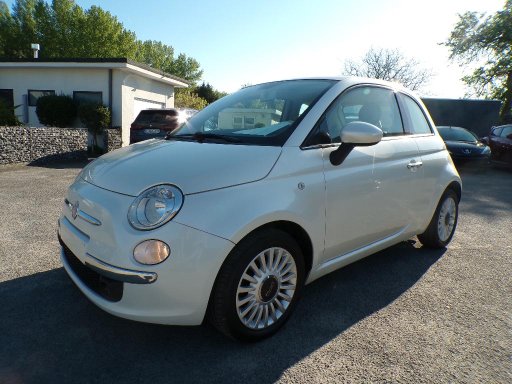 Fiat 500 1.2i Airco/Pano Dak/Garantie/Gekeurd, Voorwielaandrijving, Stof, 1242 cc, 4 cilinders