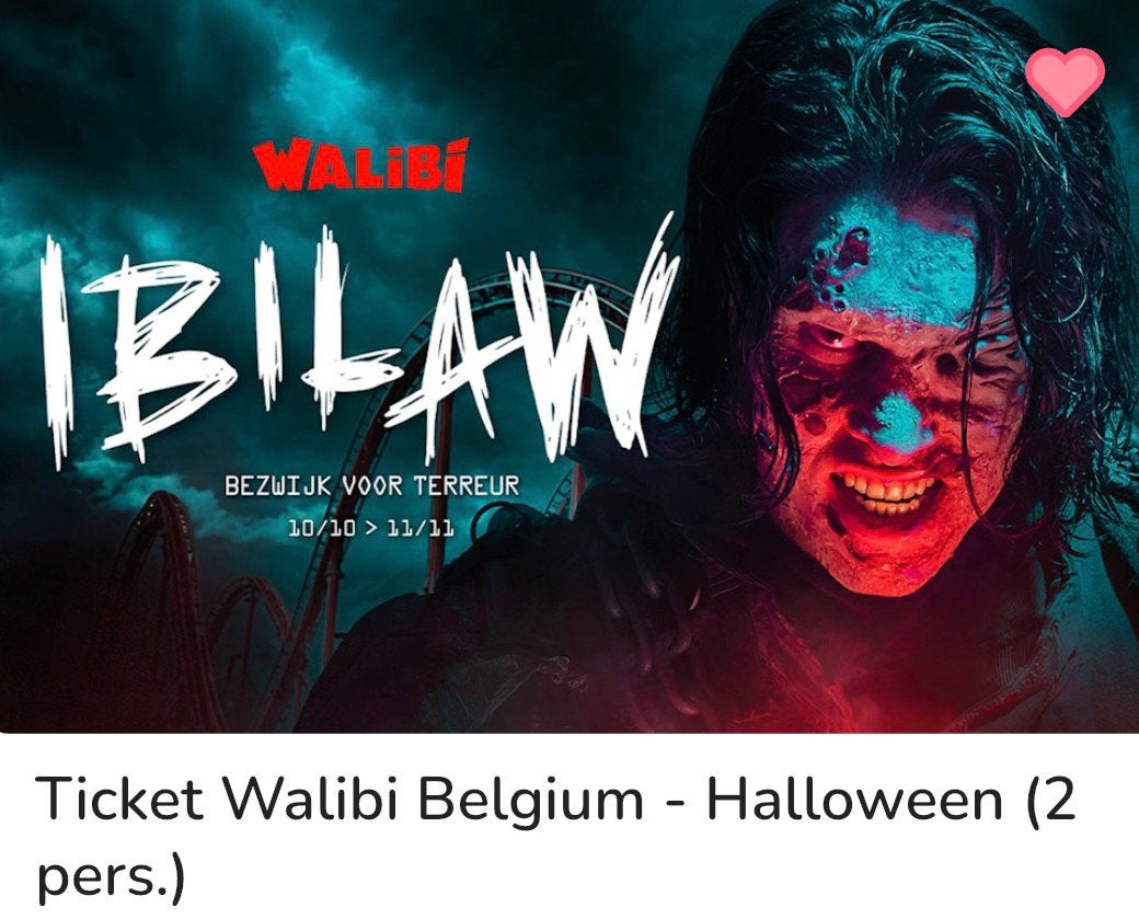 Walibi nocturne tickets 2 stuks, Tickets en Kaartjes