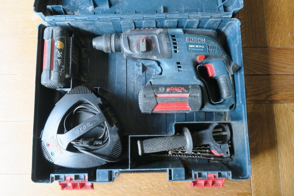 Marteau perforateur Bosch GBH 36V-Li Pro, Doe-het-zelf en Bouw, Gereedschap | Boormachines, Gebruikt, Boor- en/of Breekhamer, 600 watt of meer
