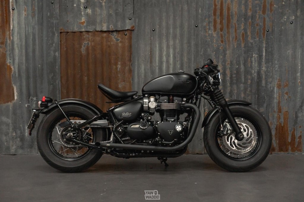 Triumph Bobber Black- cafe racer, Motoren, Motoren | Triumph, Bedrijf, Chopper, meer dan 35 kW, 2 cilinders, Motorrijbewijs A