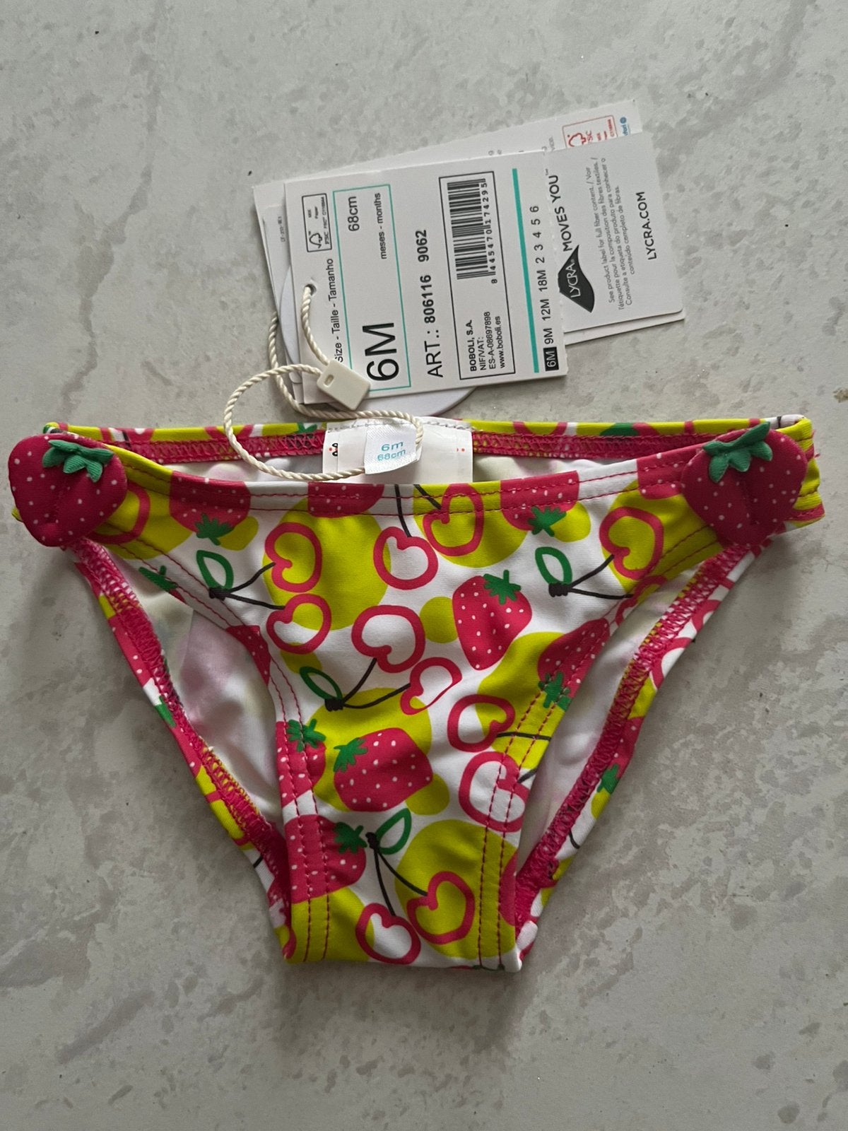 Maillot fille neuf 6 mois, Neuf, Enlèvement ou Envoi, Maillot de bain, Autres tailles