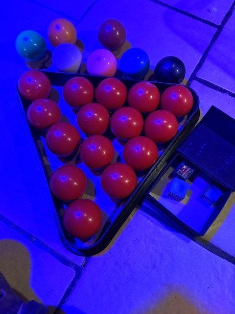 snooker ballen, Ophalen, Zo goed als nieuw