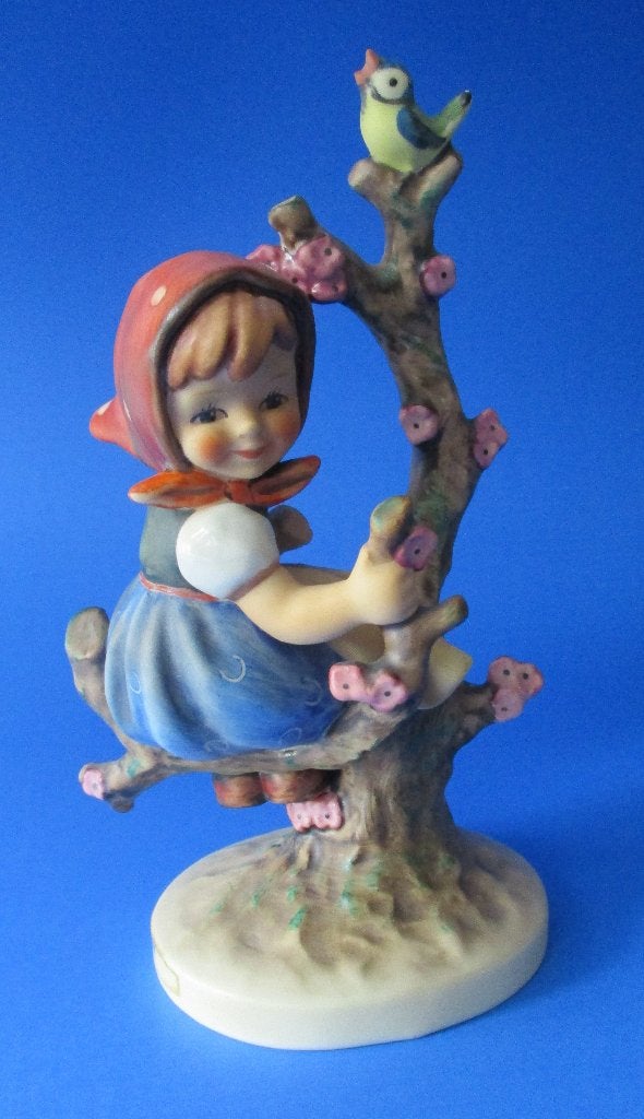 M I Hummel: 141/l -Apple Tree Girl-TMK-6 -Large -16cm. -1981, Collections, Enlèvement ou Envoi