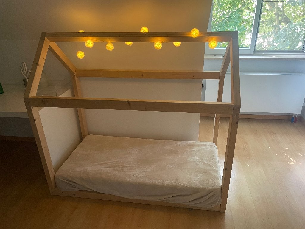 Bedhuisje leeshoek hout, Ophalen, 70 tot 85 cm, 140 tot 160 cm, Zo goed als nieuw